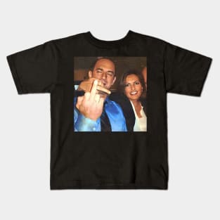 Elliot Stabler And Olivia Benson Vintage Kids T-Shirt